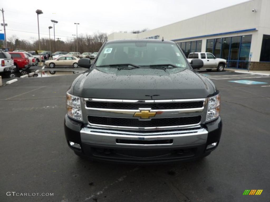 2011 Silverado 1500 LT Extended Cab 4x4 - Black / Ebony photo #2