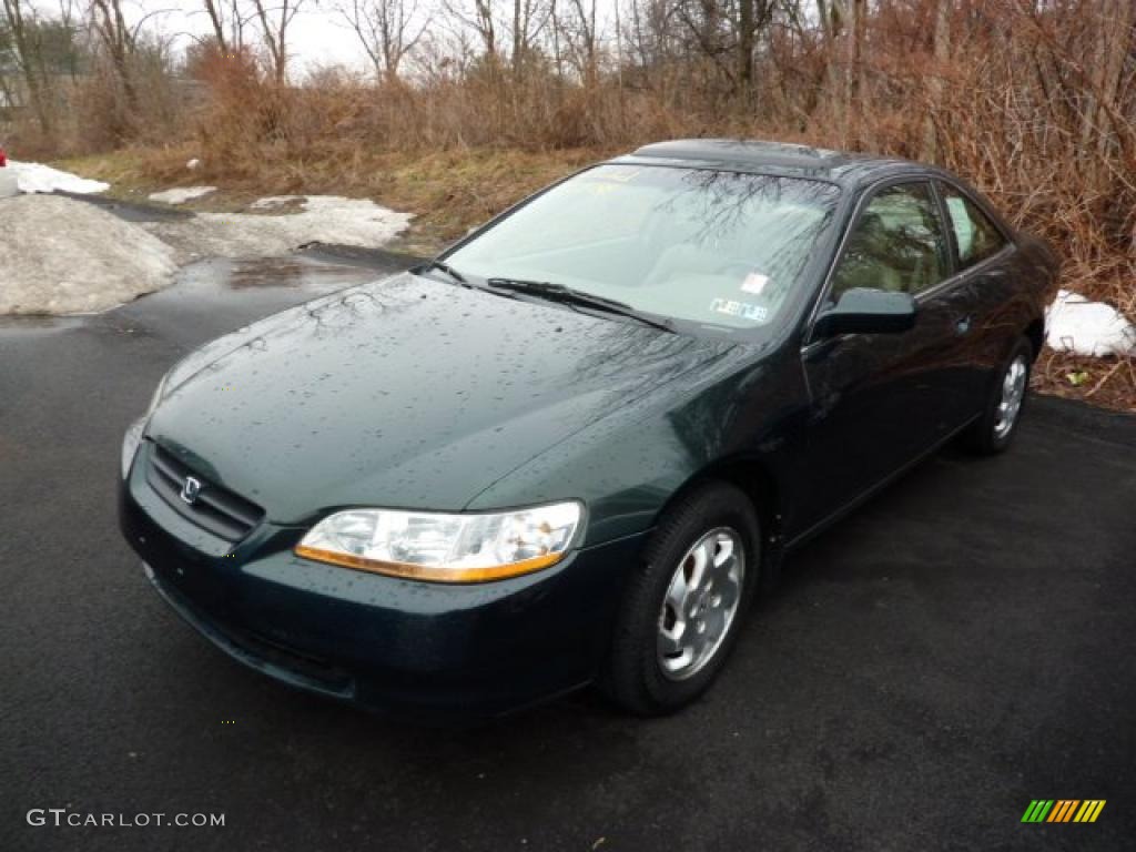 1998 Accord EX Coupe - Dark Emerald Pearl / Ivory photo #3