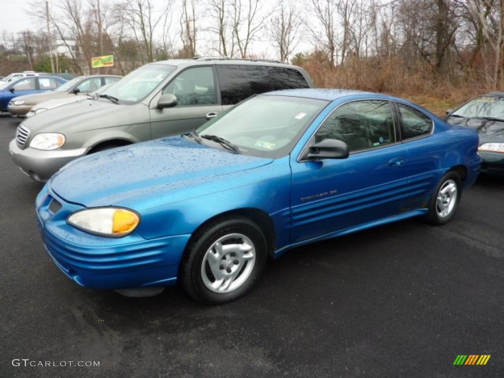 Medium Gulf Blue Metallic 2000 Pontiac Grand Am SE Coupe Exterior Photo #46048424