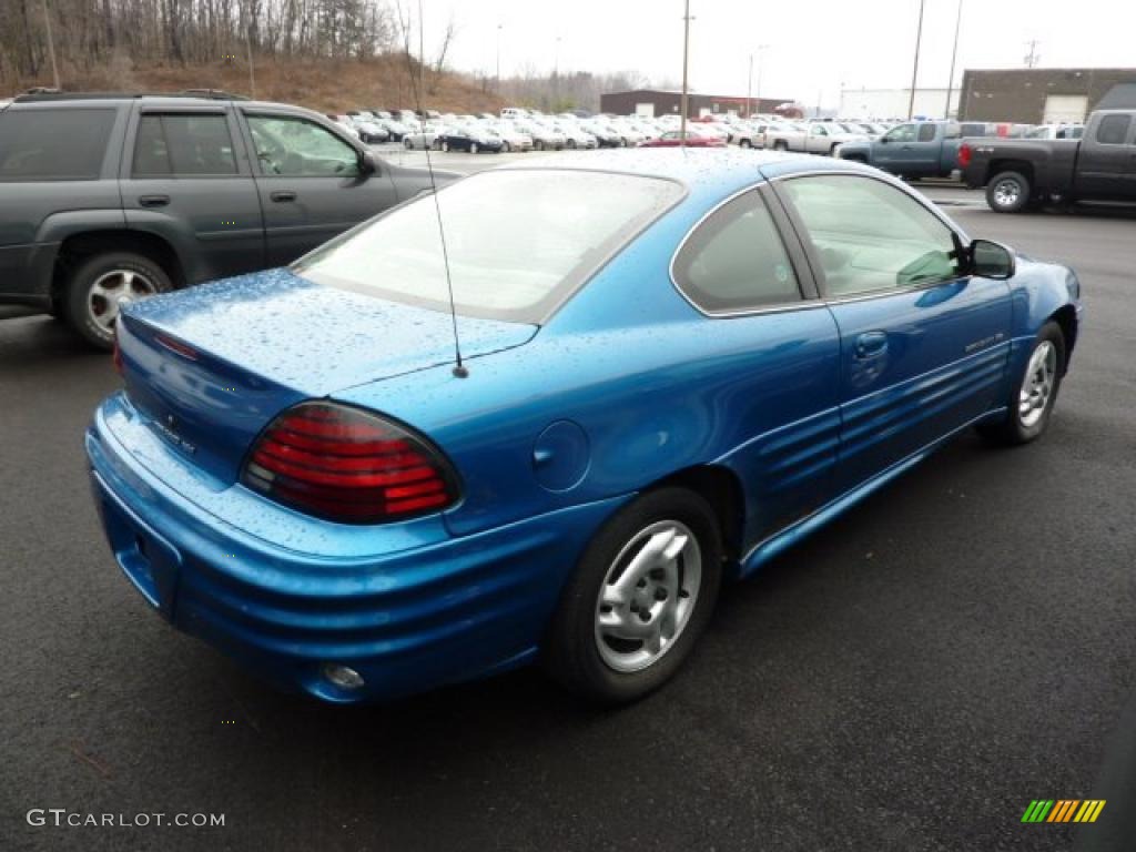 Medium Gulf Blue Metallic 2000 Pontiac Grand Am SE Coupe Exterior Photo #46048454