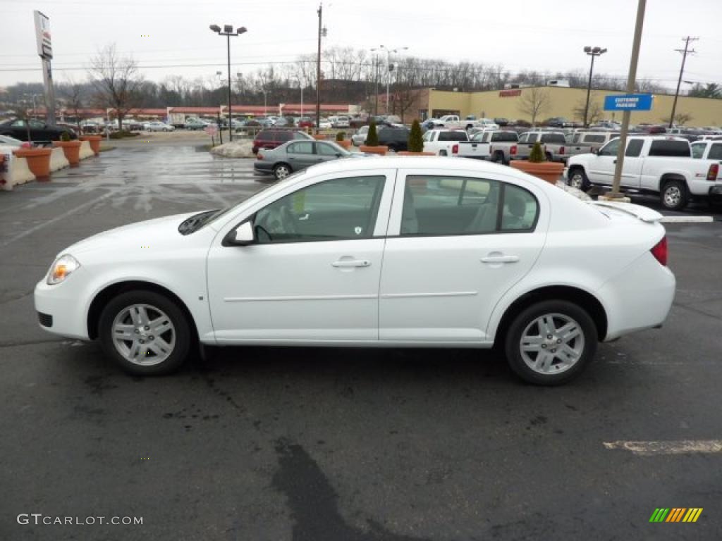 2006 Cobalt LT Sedan - Summit White / Gray photo #4