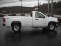 2008 Summit White GMC Sierra 1500 Regular Cab 4x4  photo #3