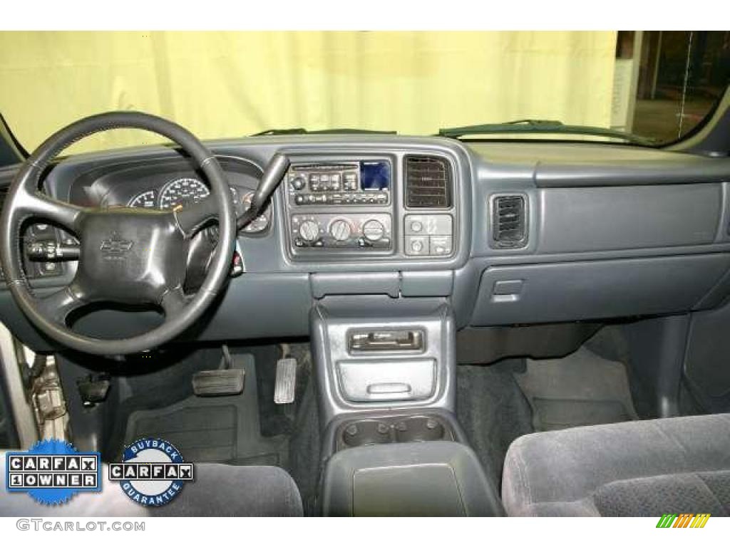 2002 Silverado 1500 LS Extended Cab - Light Pewter Metallic / Graphite Gray photo #9