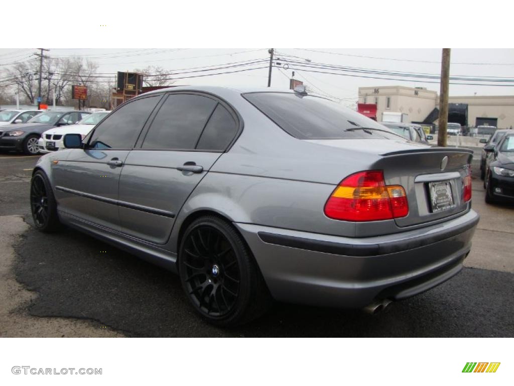 2004 3 Series 330i Sedan - Silver Grey Metallic / Black photo #3