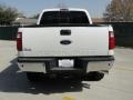 2011 White Platinum Metallic Tri-Coat Ford F250 Super Duty Lariat Crew Cab 4x4  photo #4