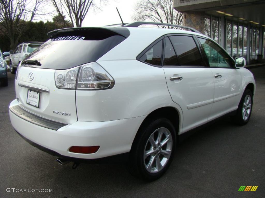 2009 RX 350 AWD - Crystal White Mica / Parchment photo #5