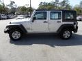 2010 Bright Silver Metallic Jeep Wrangler Unlimited Sport  photo #2