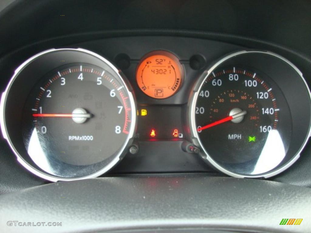 2008 Nissan Rogue SL AWD Gauges Photo #46052323