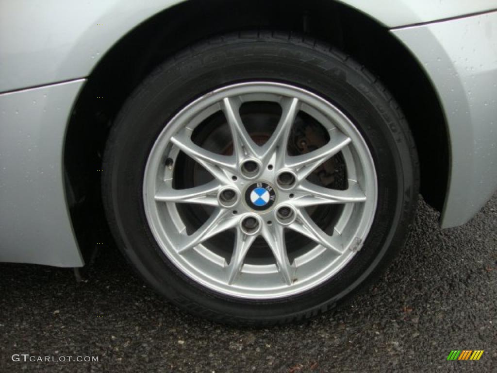 2003 Z4 2.5i Roadster - Titanium Silver Metallic / Black photo #27