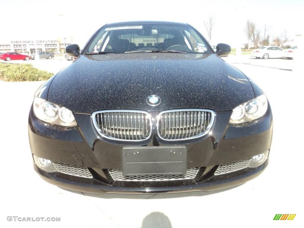 2010 3 Series 335i Coupe - Jet Black / Black photo #5