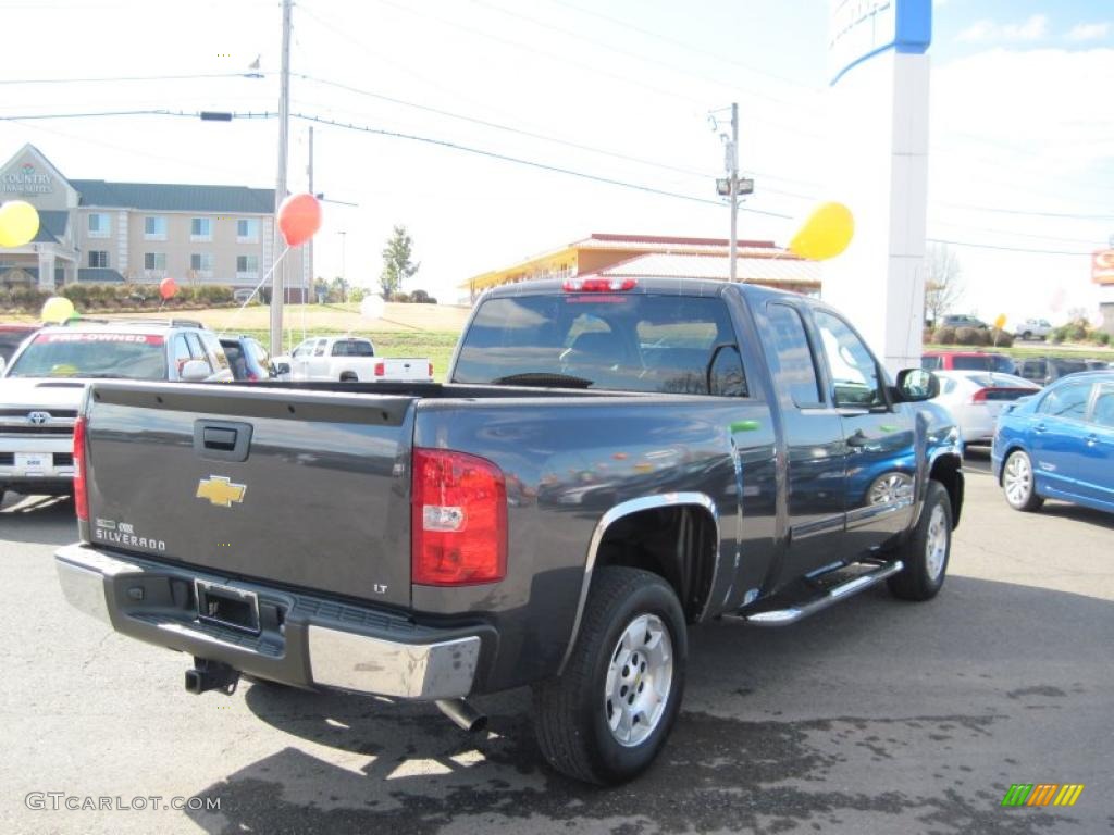 2010 Silverado 1500 LT Extended Cab - Taupe Gray Metallic / Ebony photo #6