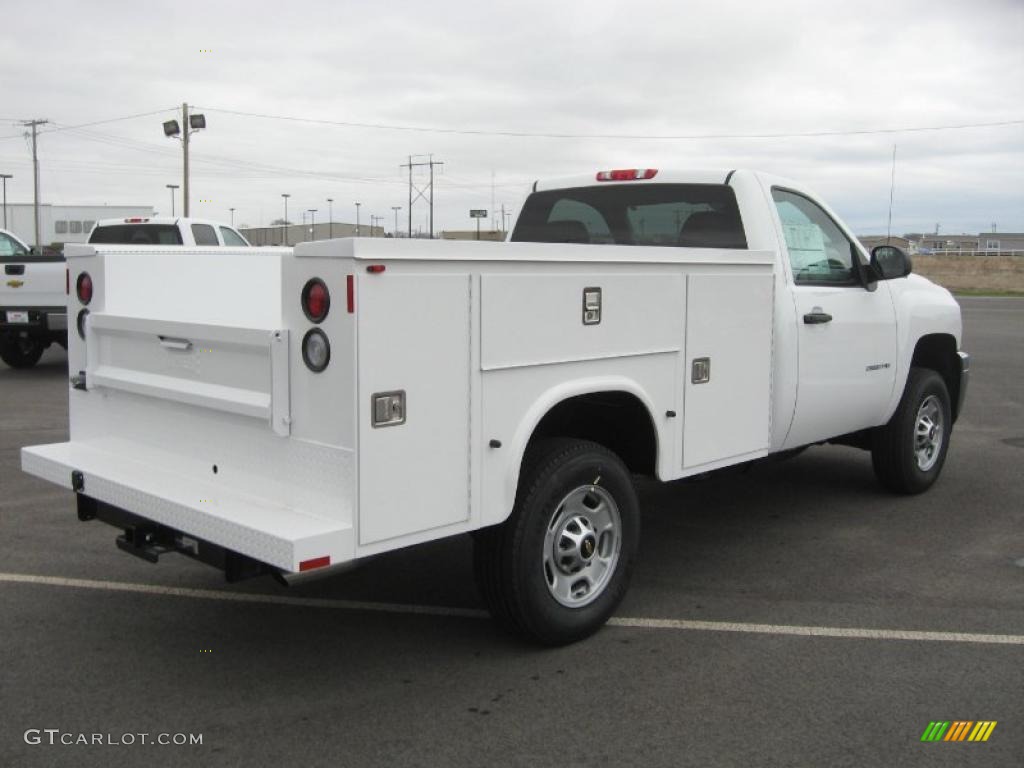 Summit White 2011 Chevrolet Silverado 2500HD Regular Cab Chassis Exterior Photo #46054159