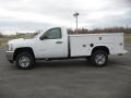 Summit White - Silverado 2500HD Regular Cab Chassis Photo No. 8