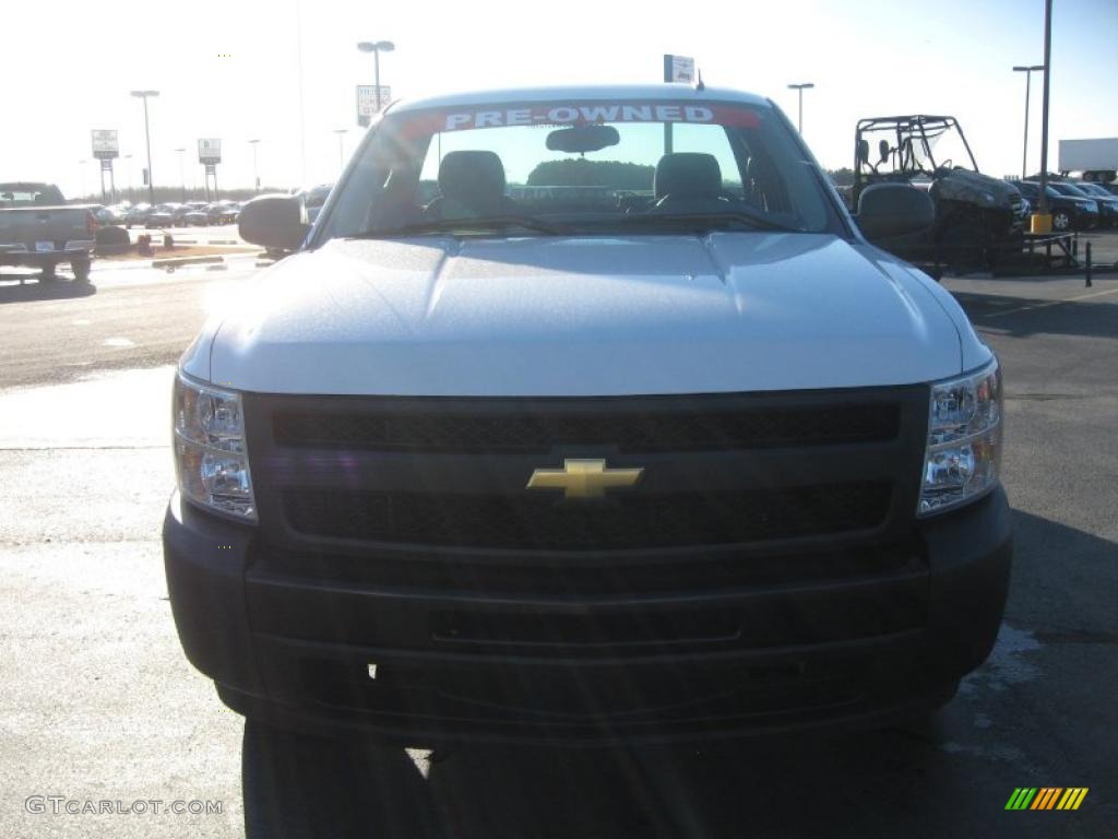 2009 Silverado 1500 Regular Cab - Summit White / Dark Titanium photo #2