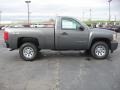 2011 Steel Green Metallic Chevrolet Silverado 1500 LS Regular Cab 4x4  photo #4