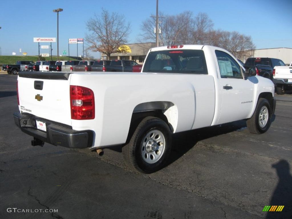 2009 Silverado 1500 Regular Cab - Summit White / Dark Titanium photo #5