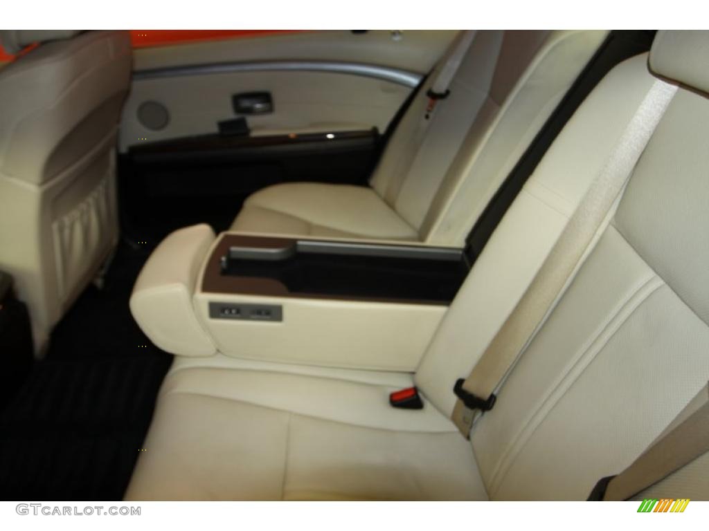 2008 7 Series 750Li Sedan - Monaco Blue Metallic / Cream Beige photo #27