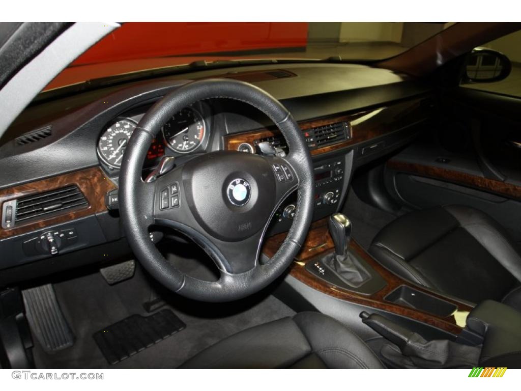 2009 3 Series 328i Coupe - Titanium Silver Metallic / Black photo #10