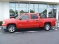 2007 Fire Red GMC Sierra 1500 SLE Crew Cab  photo #2