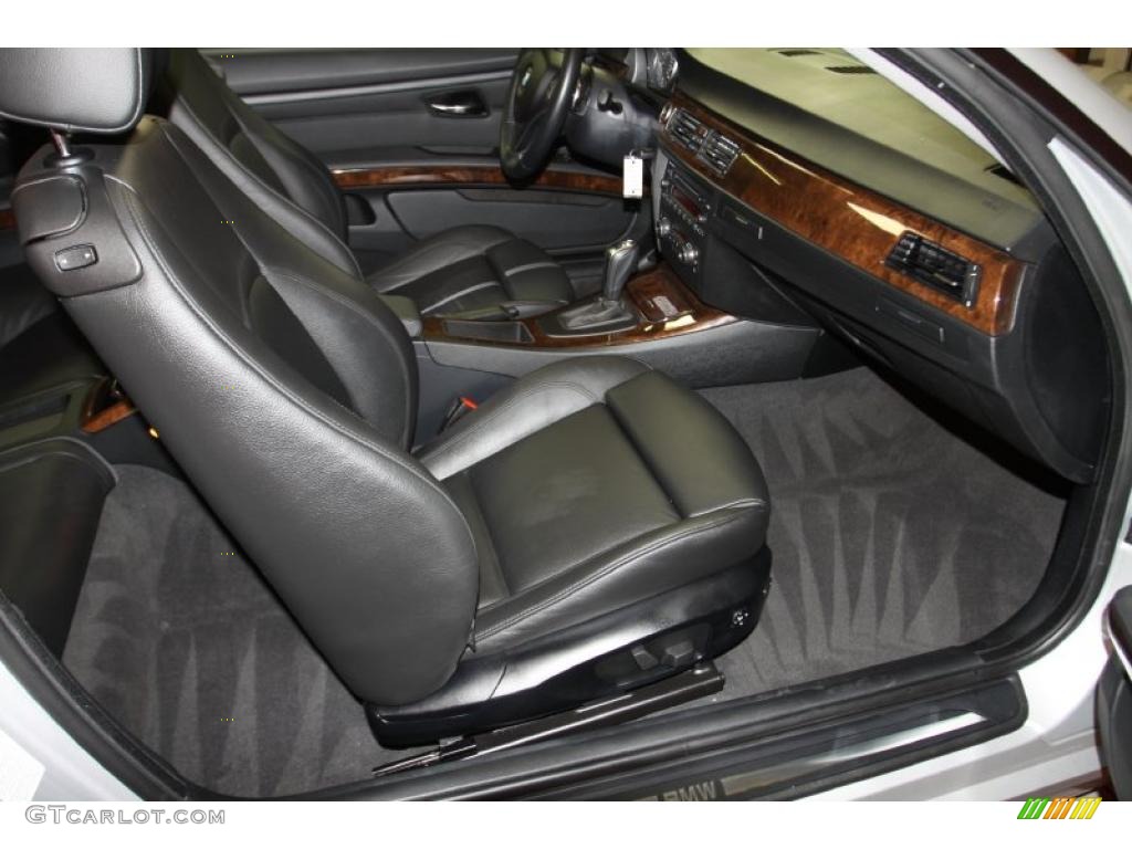 2009 3 Series 328i Coupe - Titanium Silver Metallic / Black photo #29