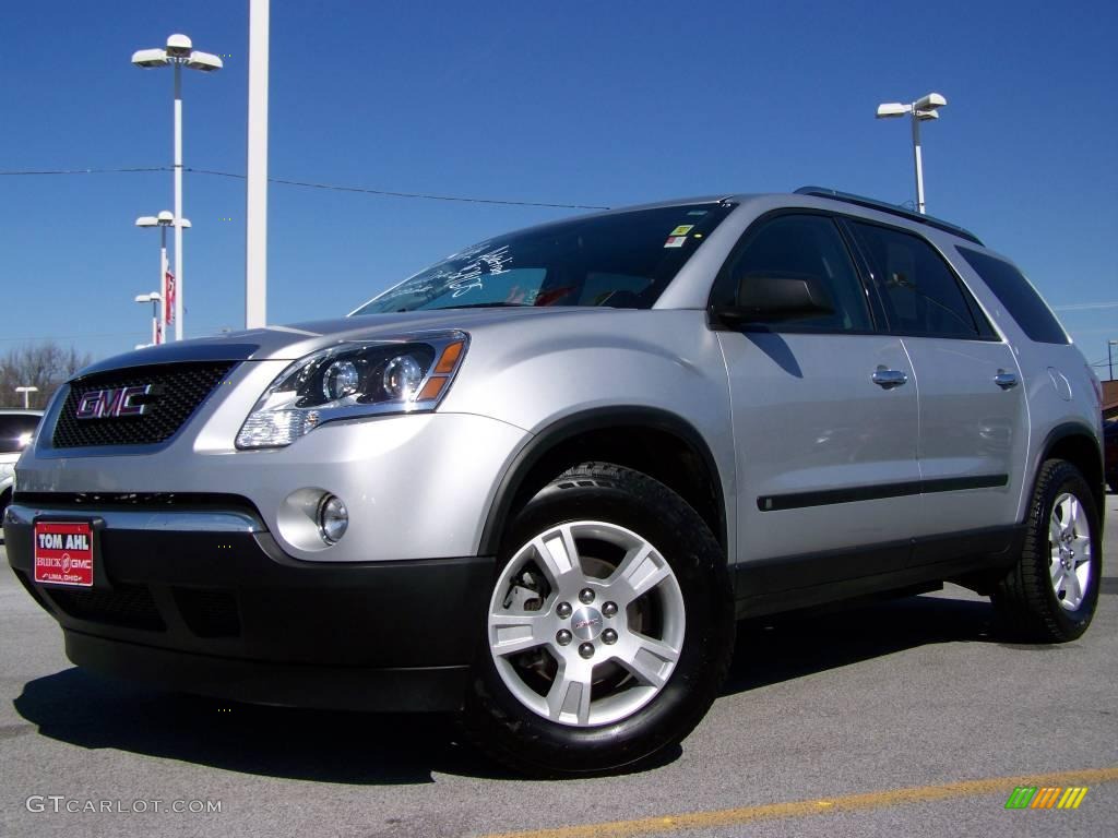 2009 Acadia SLE AWD - Quicksilver Metallic / Ebony photo #1