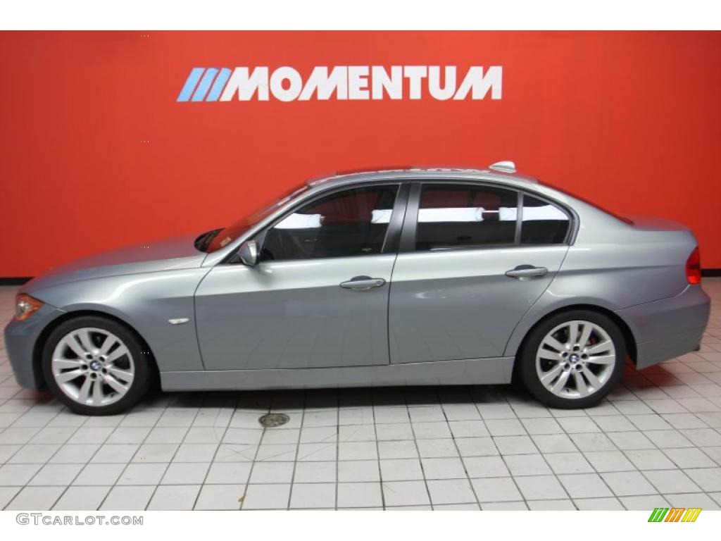 2007 3 Series 328i Sedan - Arctic Metallic / Grey photo #19