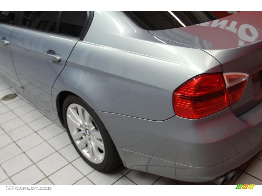 2007 3 Series 328i Sedan - Arctic Metallic / Grey photo #21