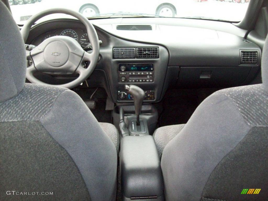 2003 Cavalier LS Sport Sedan - Black / Graphite Gray photo #10