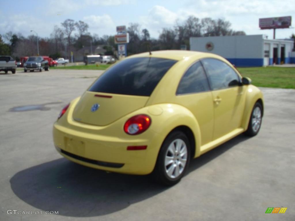 2009 New Beetle 2.5 Coupe - Sunflower Yellow / Black photo #4