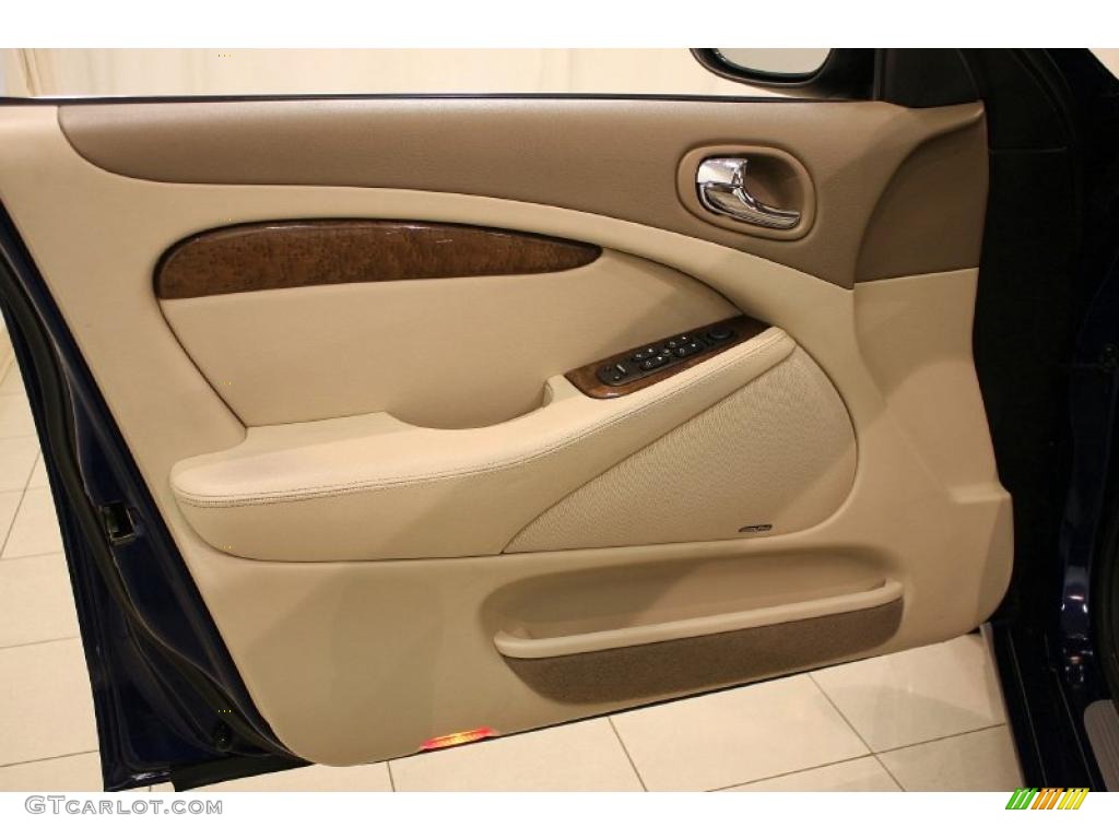 2004 Jaguar S-Type 3.0 Sand Door Panel Photo #46060203