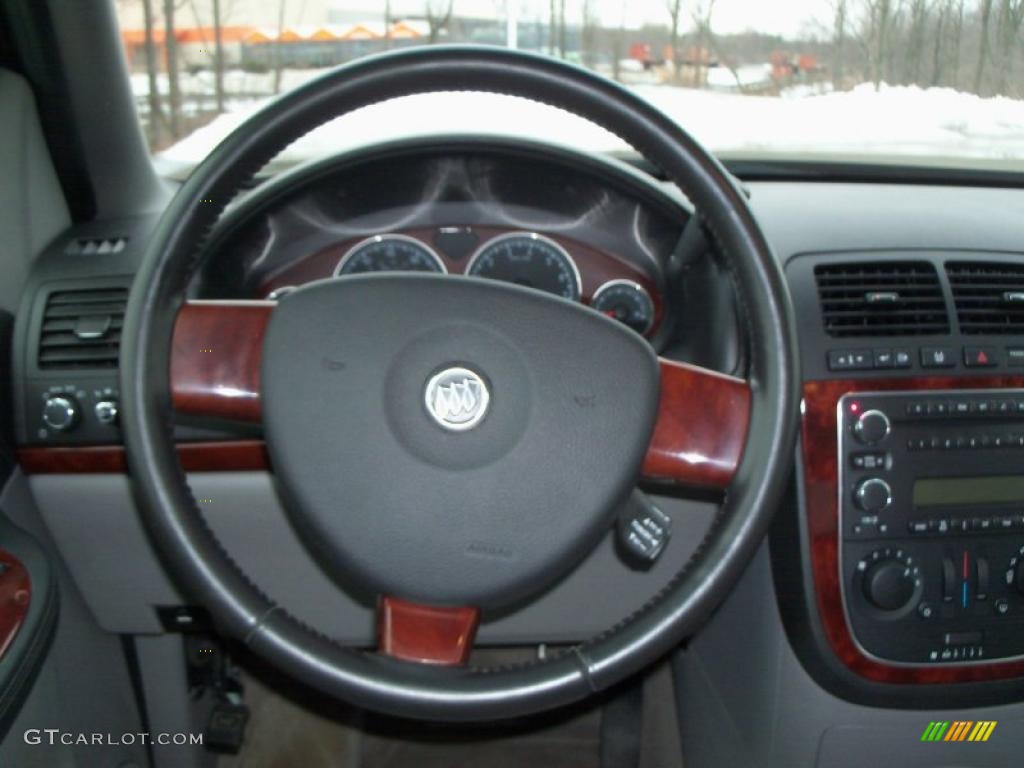 2007 Buick Terraza CX Plus Medium Gray Steering Wheel Photo #46061076