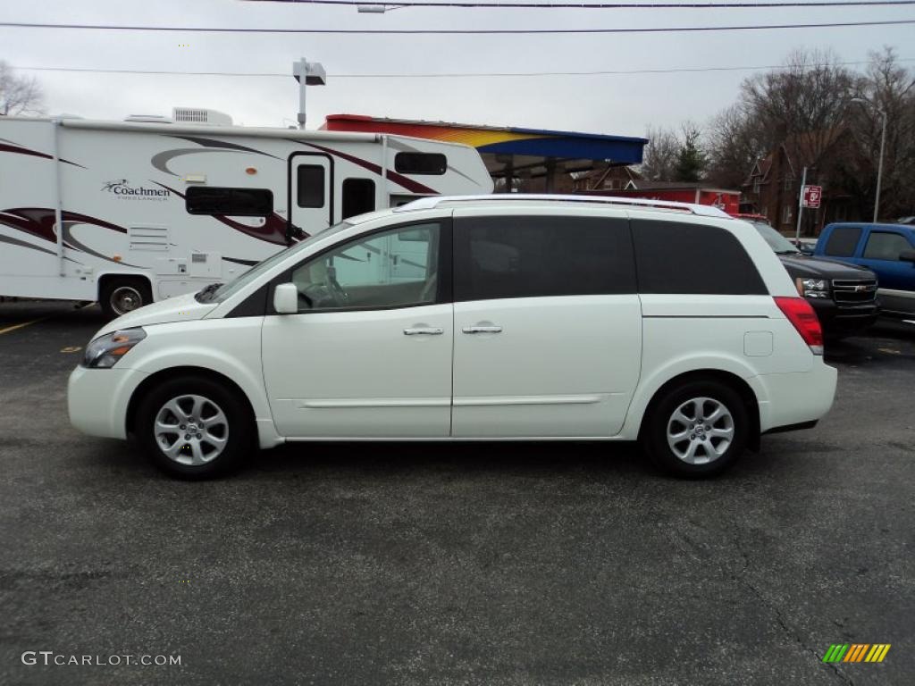 2007 Quest 3.5 SL - Nordic White Pearl / Beige photo #1