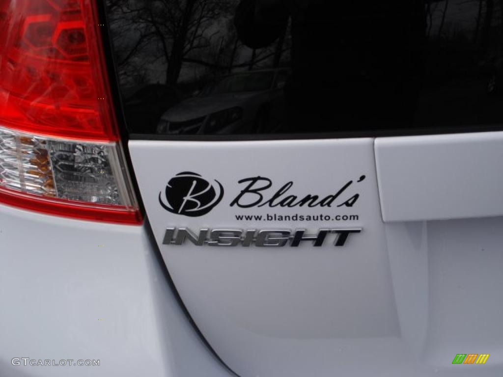 2010 Insight Hybrid EX - Spectrum White Pearl / Gray photo #6