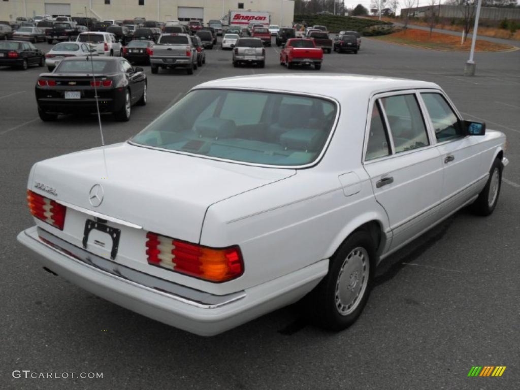 1991 S Class 300 SEL - Arctic White / Grey photo #4