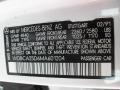 Info Tag of 1991 S Class 300 SEL