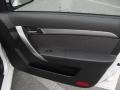 Charcoal 2011 Chevrolet Aveo LT Sedan Door Panel