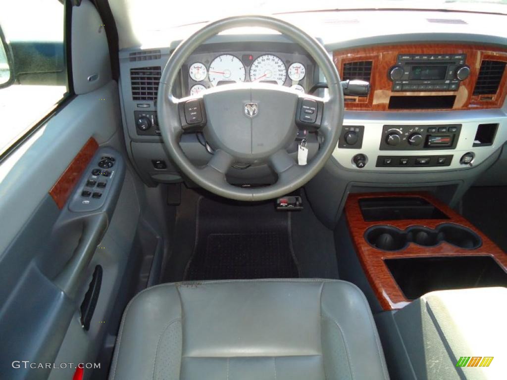 2007 Dodge Ram 2500 Laramie Mega Cab 4x4 Medium Slate Gray Dashboard Photo #46063290