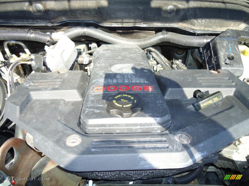 2007 Dodge Ram 2500 Laramie Mega Cab 4x4 6.7L Cummins Turbo Diesel OHV 24V Inline 6 Cylinder Engine Photo #46063617