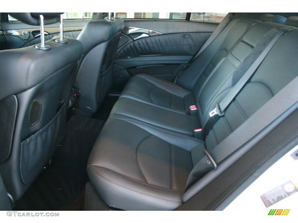 Black Interior 2009 Mercedes-Benz E 63 AMG Sedan Photo #46064199
