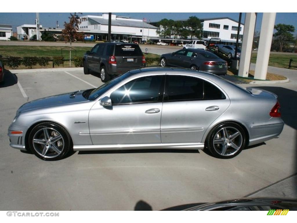 Iridium Silver Metallic 2009 Mercedes-Benz E 63 AMG Sedan Exterior Photo #46064250