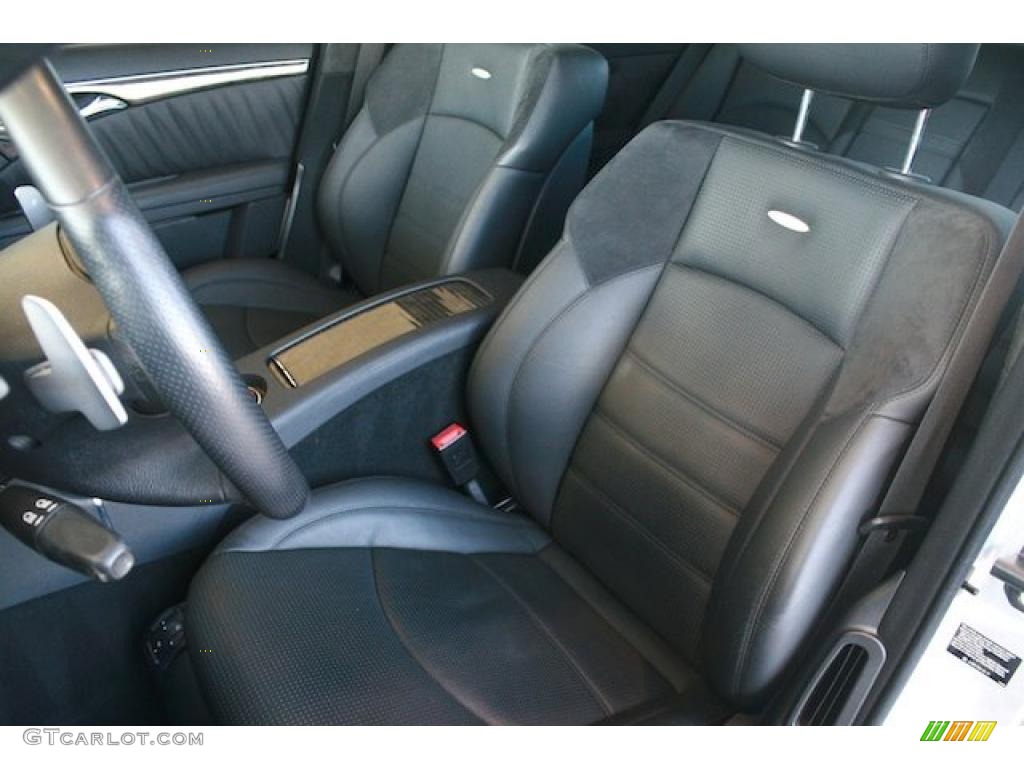 Black Interior 2009 Mercedes-Benz E 63 AMG Sedan Photo #46064412