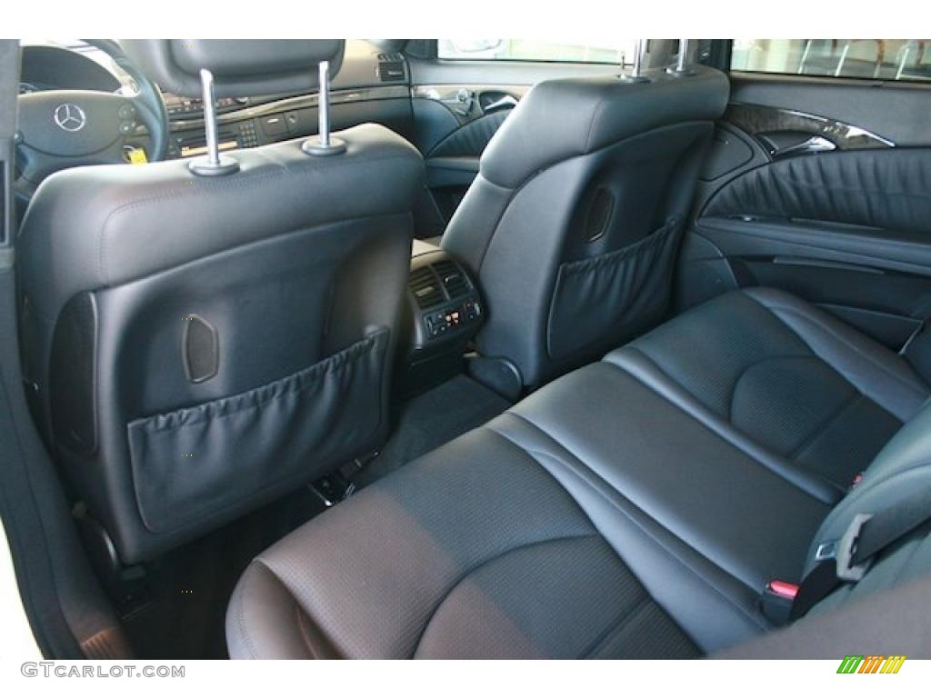Black Interior 2009 Mercedes-Benz E 63 AMG Sedan Photo #46064430