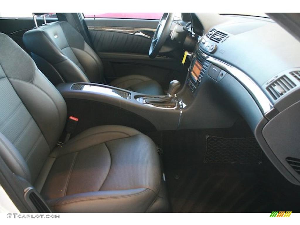Black Interior 2009 Mercedes-Benz E 63 AMG Sedan Photo #46064526
