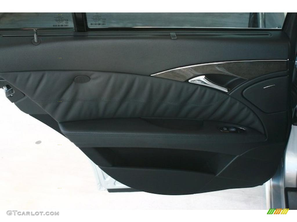2009 Mercedes-Benz E 63 AMG Sedan Black Door Panel Photo #46064605