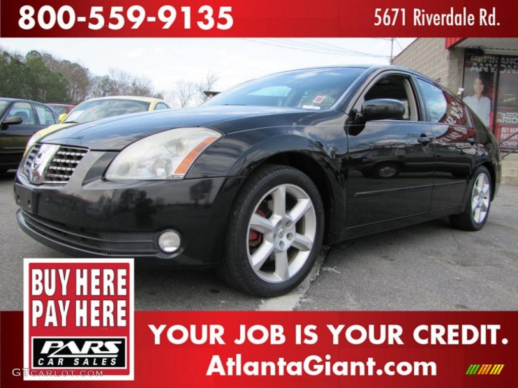 Onyx Black Nissan Maxima