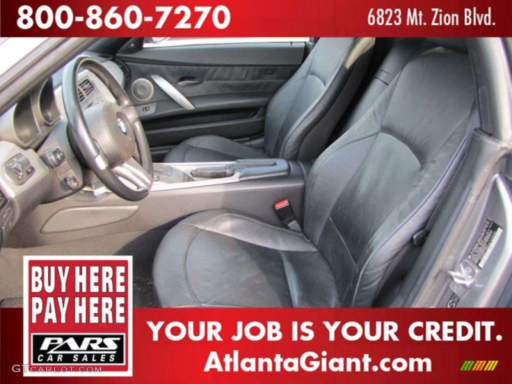 2003 Z4 2.5i Roadster - Sterling Grey Metallic / Black photo #6