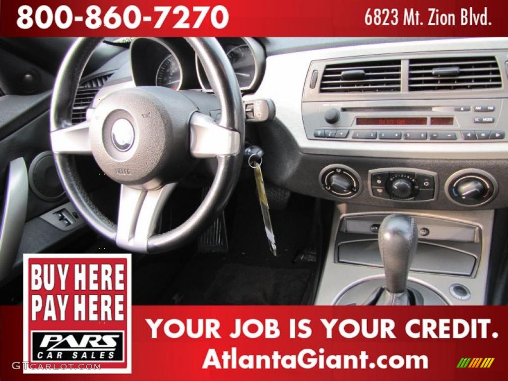 2003 Z4 2.5i Roadster - Sterling Grey Metallic / Black photo #10