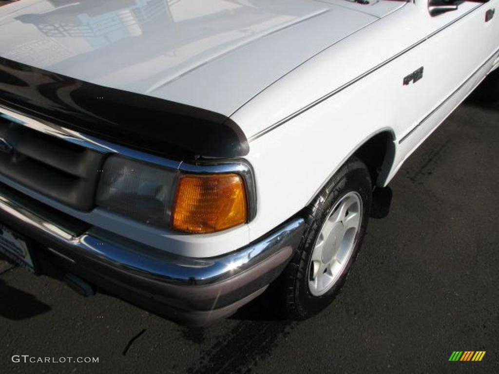 1997 Ranger XLT Extended Cab - Oxford White / Medium Prairie Tan photo #4