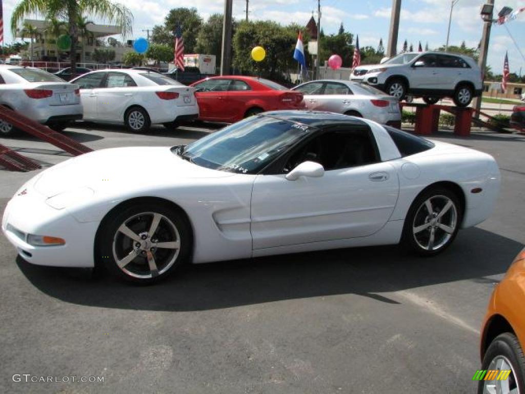 1999 Corvette Coupe - Arctic White / Black photo #6