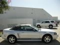 2002 Satin Silver Metallic Ford Mustang V6 Convertible  photo #8